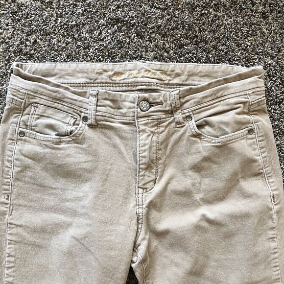 Womens Y2K Old Navy Tan Corduroy Pants Size 6 Classic Rise Regular - Picture 2 of 7